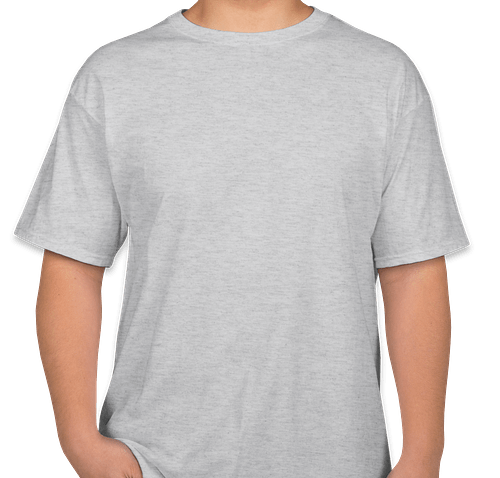 Hanes 100% Cotton T-shirt - Color: Ash