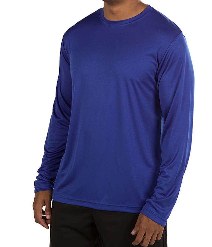 Custom Team 365 Zone Long Sleeve Performance Shirt - Design Long Sleeve ...