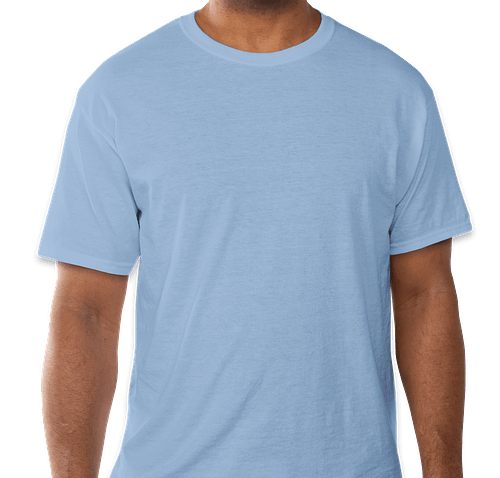 Jerzees 50/50 T-shirt - Color: Light Blue