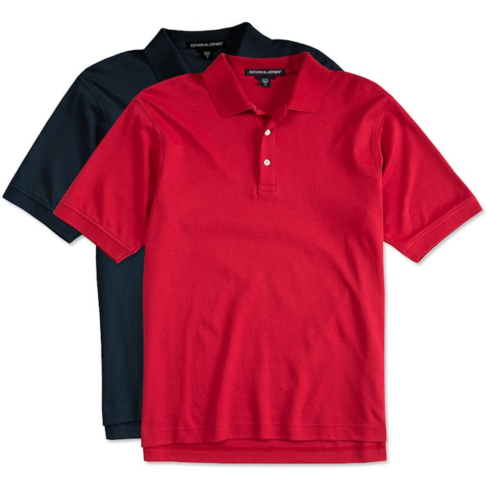 Devon & Jones Pima Interlock Polo