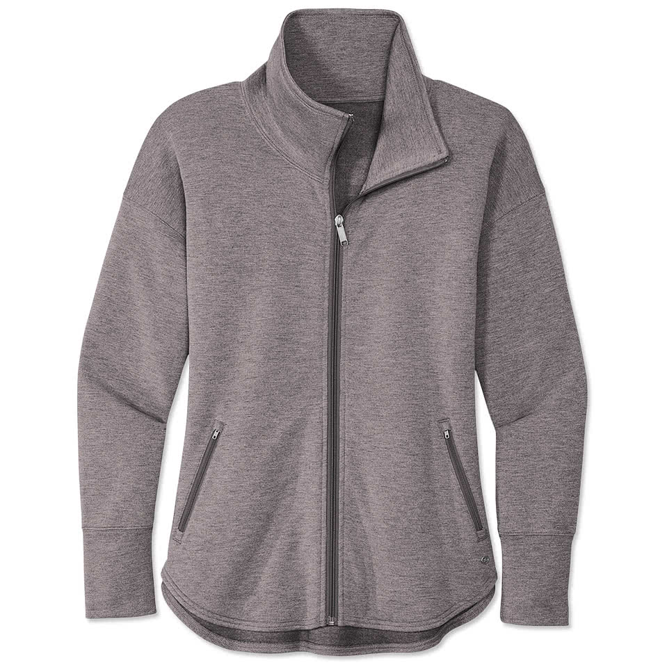 Custom OGIO Women's Luuma Full Zip Tech Fleece Jacket Design Fleece