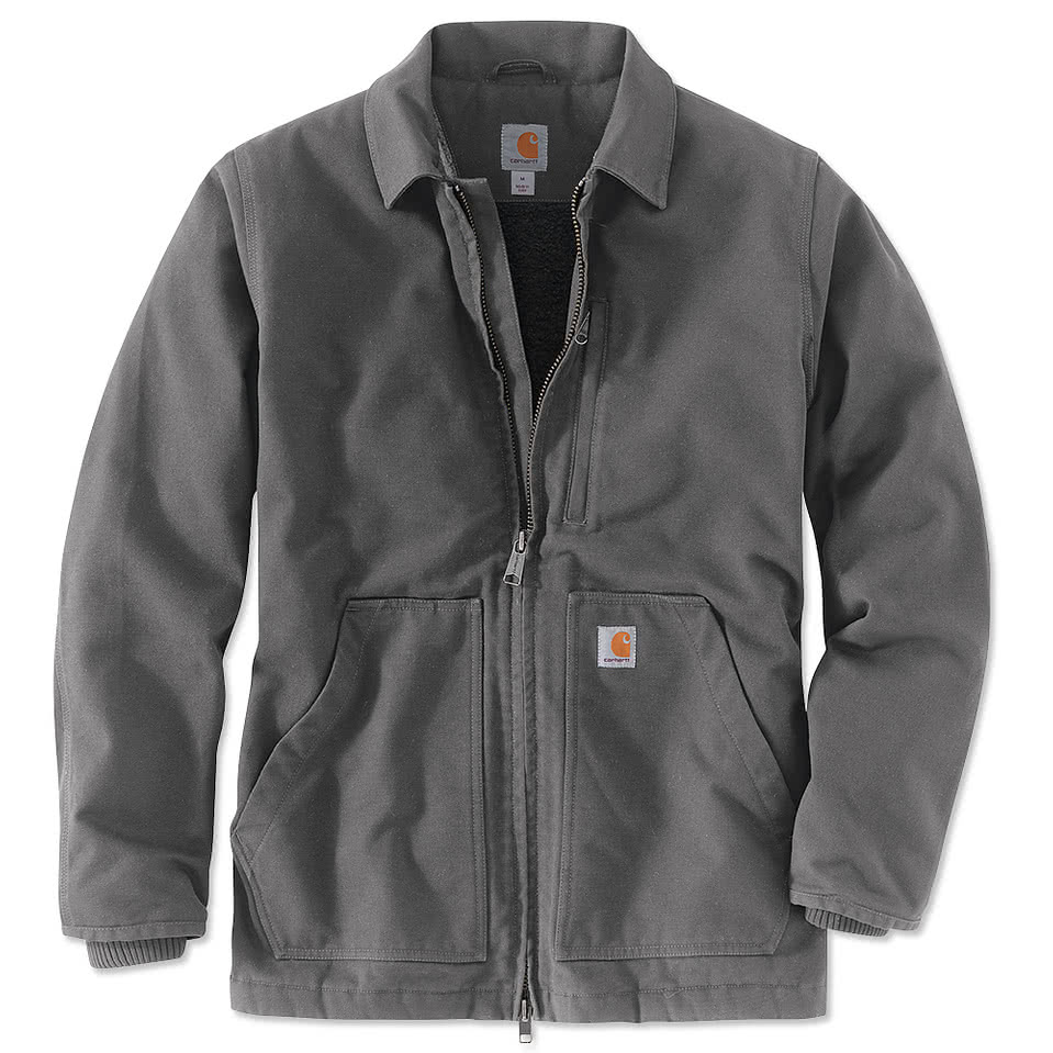 carhartt duck sherpa lined jacket