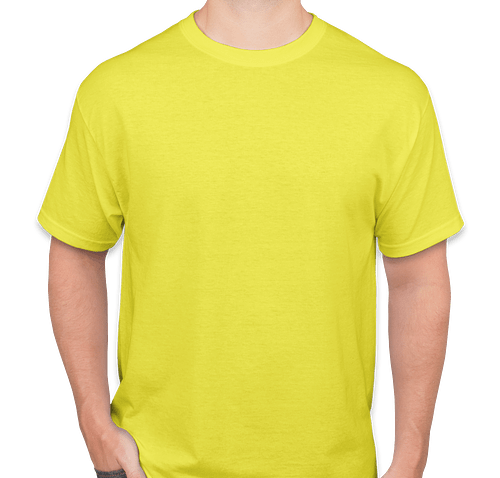 Hanes EcoSmart® 50/50 T-shirt - Color: Yellow