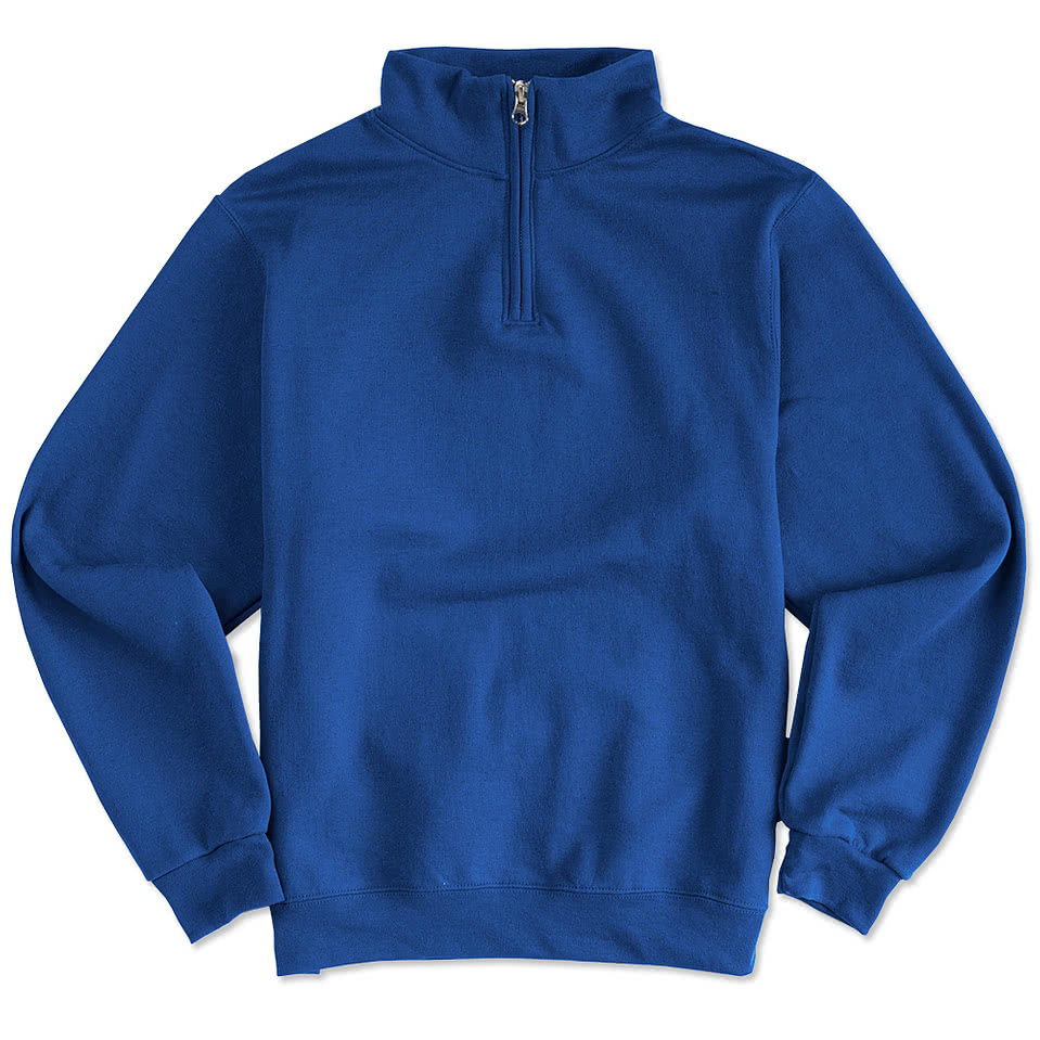 jerzees lightweight quarter zip sweatshirt