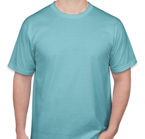 Anvil Jersey T-shirt - Color: Pool Blue