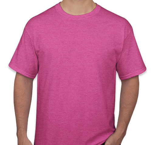 Port & Company Core Cotton T-shirt - Color: Heather Sangria