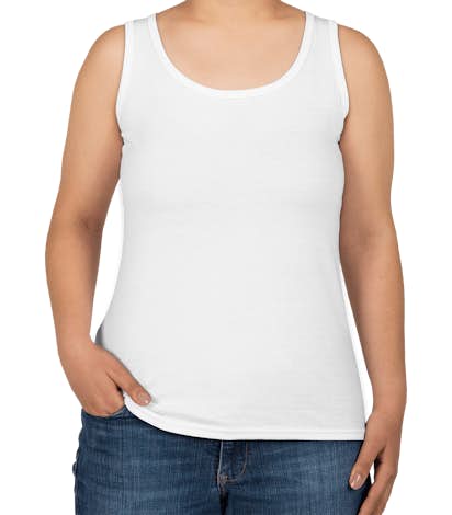 Canada - Anvil Women's Jersey Tank - White