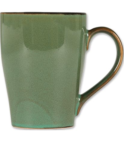 16 oz. Ceramic Two-Tone Sherwood Mug - Willow Green / Black