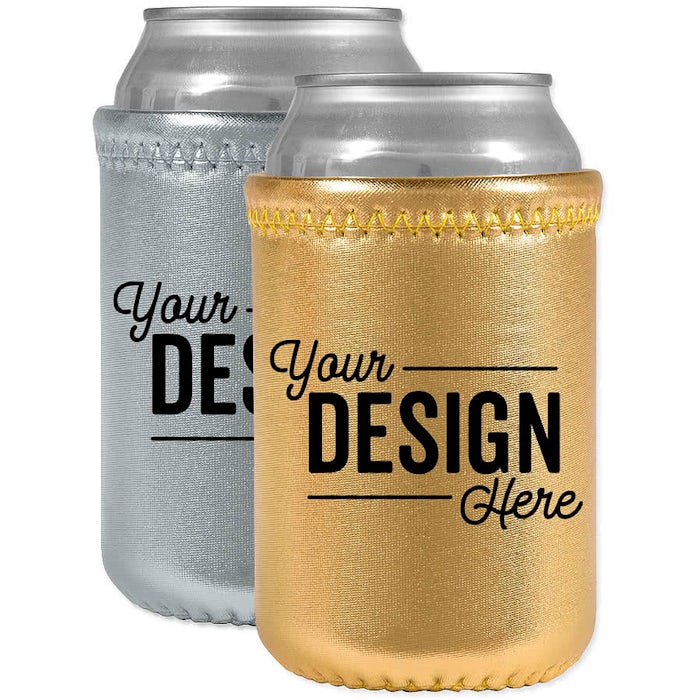 Metallic Neoprene Can Cooler