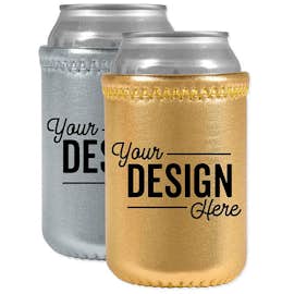 Metallic Neoprene Can Cooler