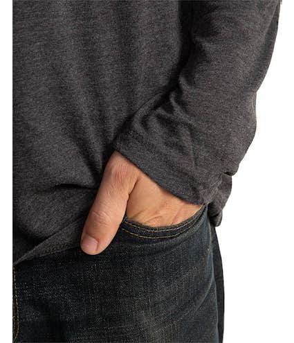 Delta Platinum Tri-Blend Long Sleeve T-shirt - Other View: 4