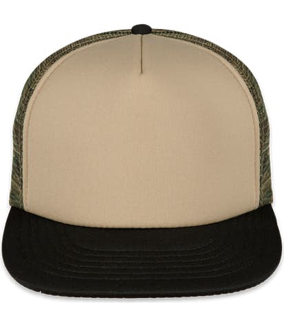 District Camo Flat Bill Snapback Hat - Military Camo
