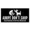 7.5 in. x 3.75 in. Rectangular Bumper Sticker
