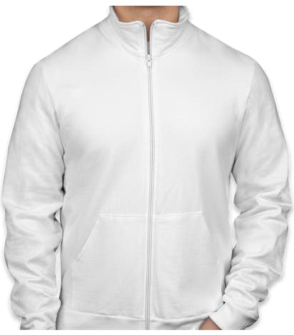 American Apparel Zip Jogger - White
