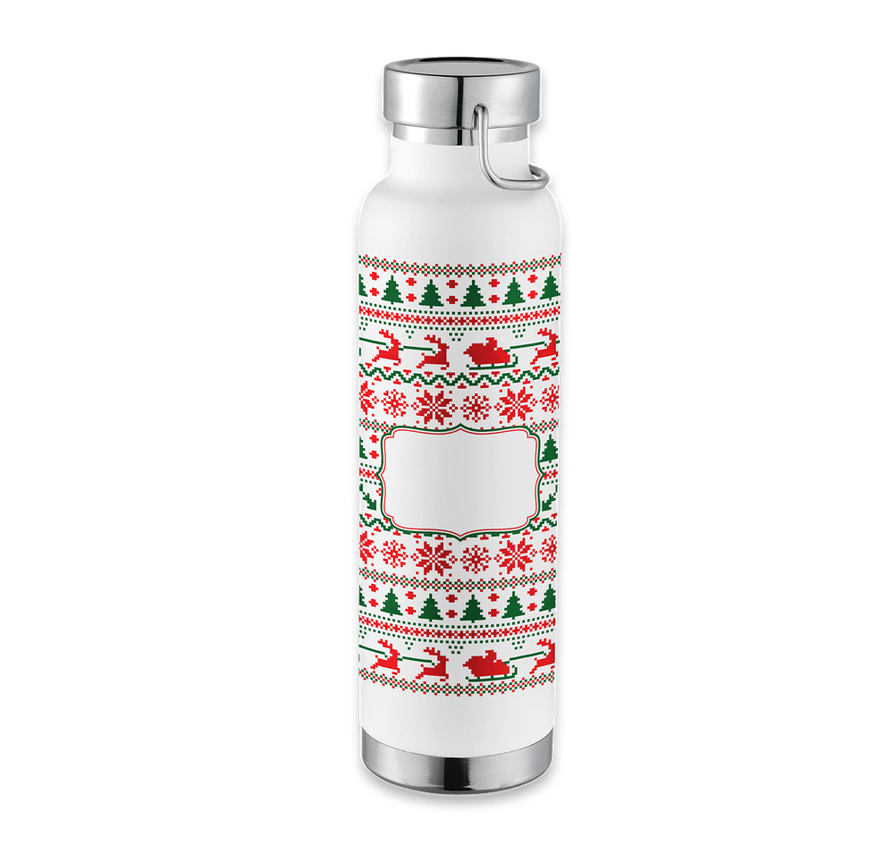 Ugly Sweater 22 oz. Thor Copper Vacuum Insulated Water Bottle-default