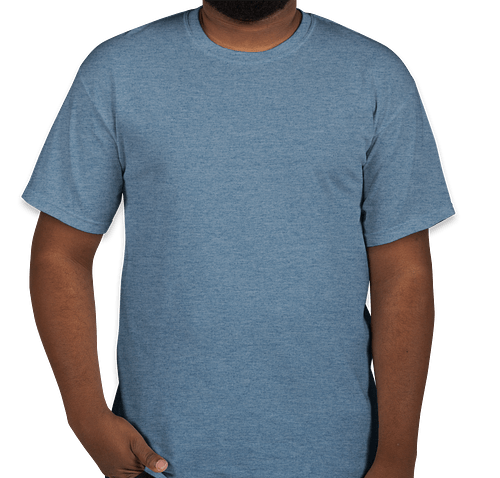 Gildan Ultra Cotton T-shirt - Color: Heather Indigo