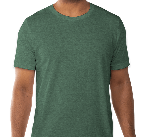 Bella + Canvas Jersey T-shirt - Color: Heather Forest