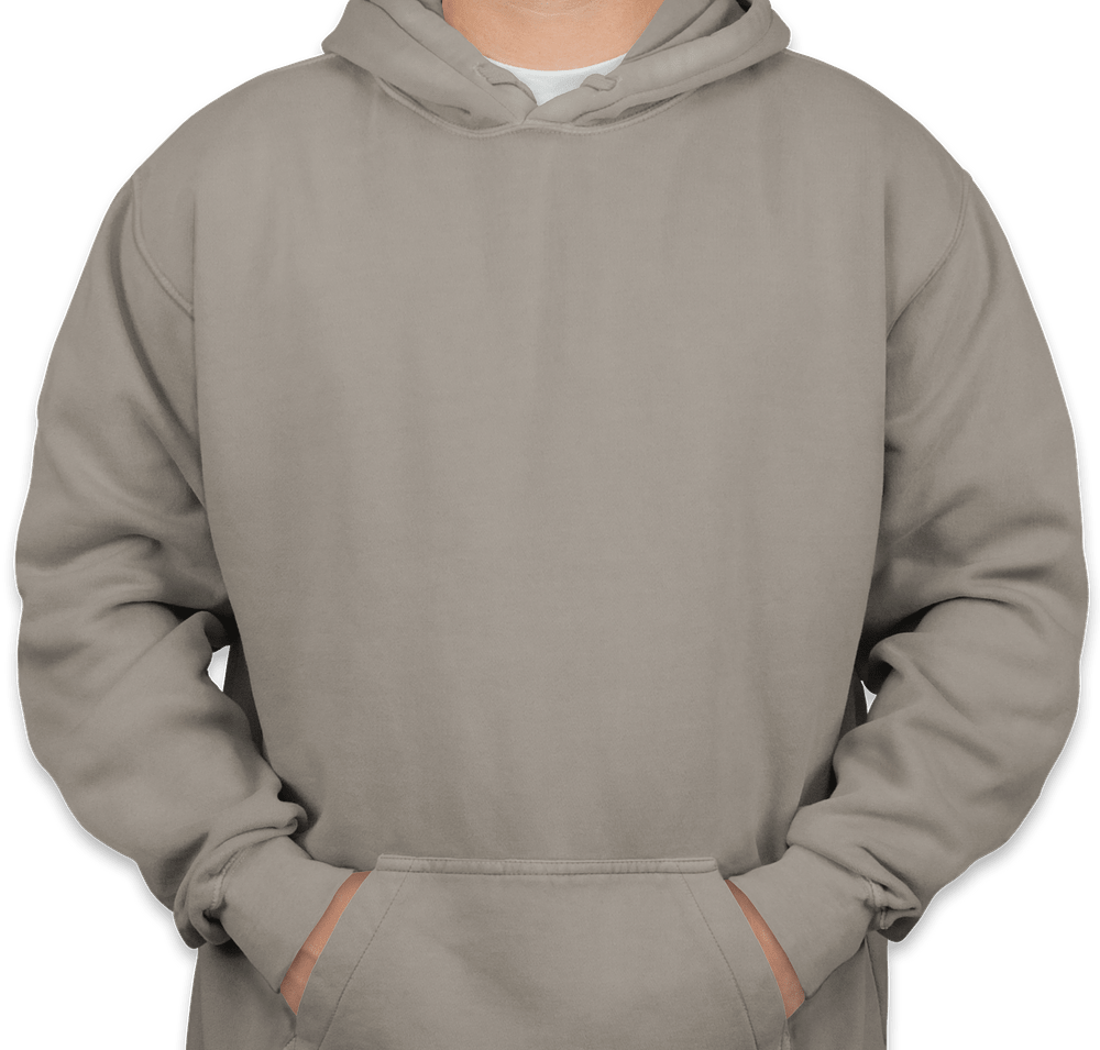 Comfort Colors Hooded Sweatshirt in Grey