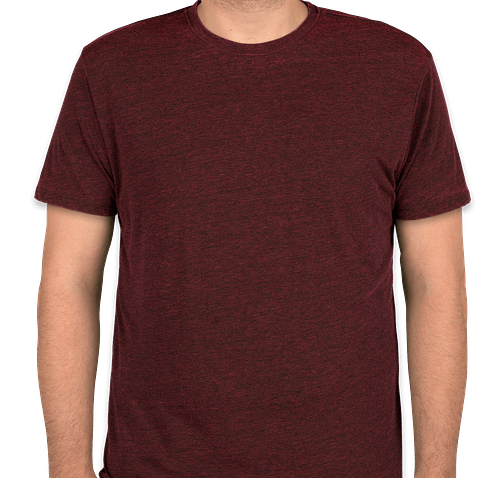 Threadfast Cross Dye Short-Sleeve T-Shirt - Color: Black Cherry