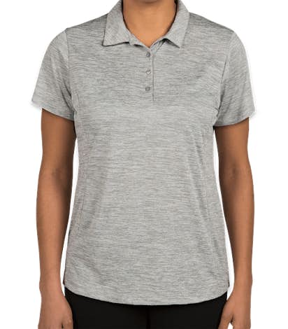 Sport-Tek Women's Electric Heather Performance Polo - Silver Electric
