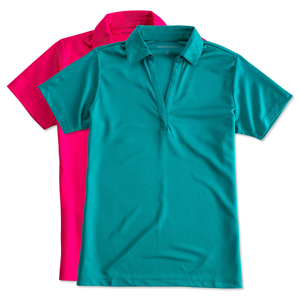 port authority women's polo shirts