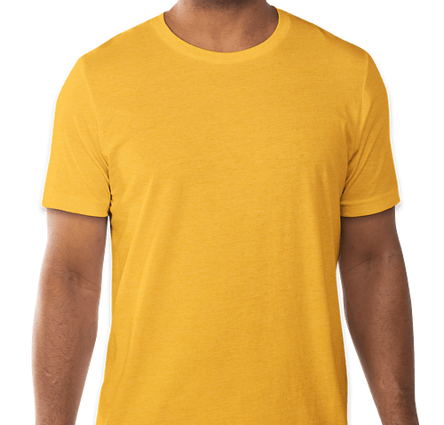 Bella + Canvas Jersey T-shirt - Color: Heather Yellow Gold