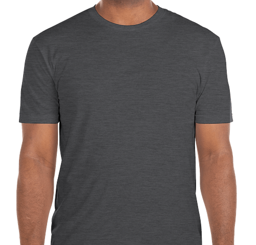 Next Level 60/40 T-shirt - Color: Charcoal
