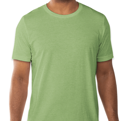 Bella + Canvas Jersey T-shirt - Color: Heather Green