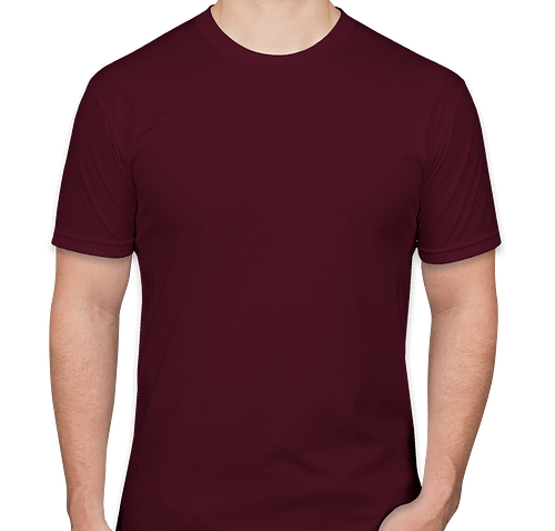 Next Level Jersey T-shirt - Color: Maroon