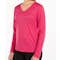 Sport-Tek Women's Long Sleeve Heather V-Neck Performance Shirt - Other View: 1