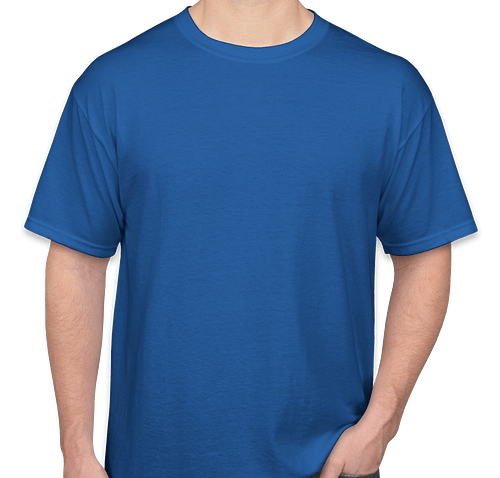 Gildan 50/50 T-shirt - Color: Royal