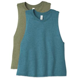 Bella + Canvas Women's Racerback Crop Tank Top