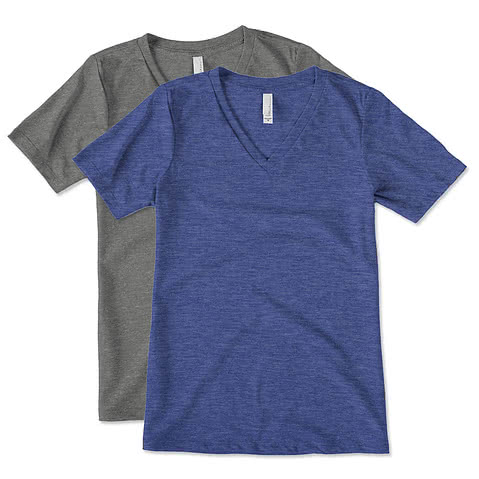 Bella + Canvas Women's Tri-Blend V-Neck T-shirt