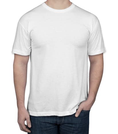 American Apparel USA-Made 50/50 T-shirt - White