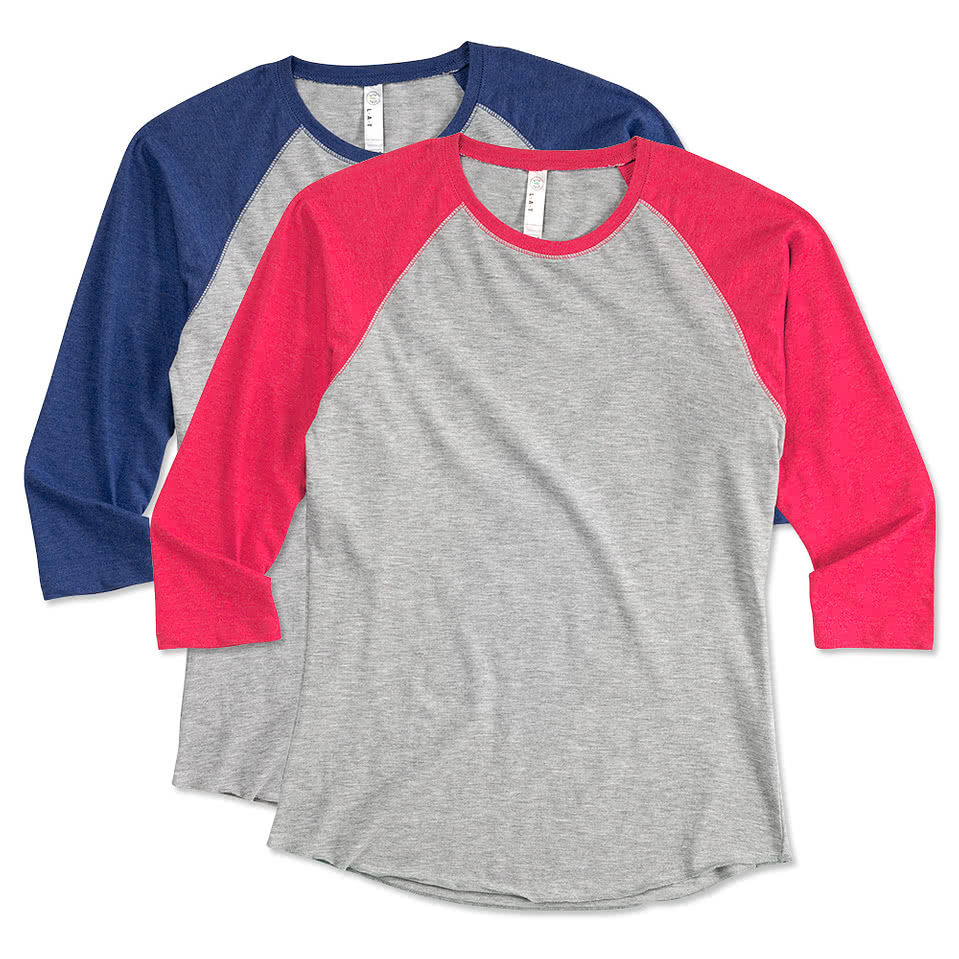 ladies raglan sleeve t shirts