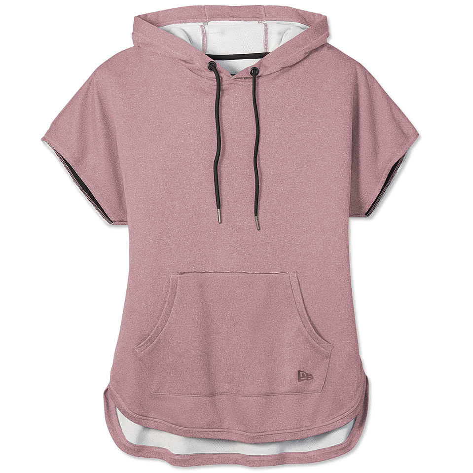 short sleeve hoodie for ladies