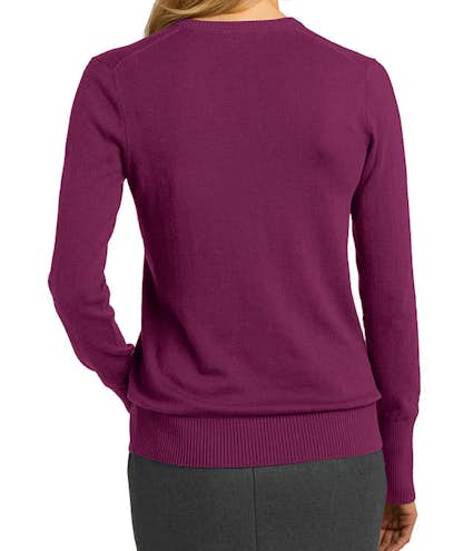 Port Authority Women's V-Neck Sweater - Other View: 2