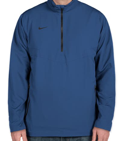 Nike Half Zip Windbreaker - Gym Blue / Black