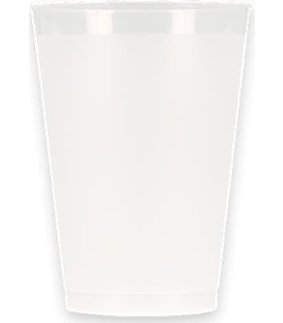 12 oz. Frosted Plastic Stadium Cup - Trans Clear