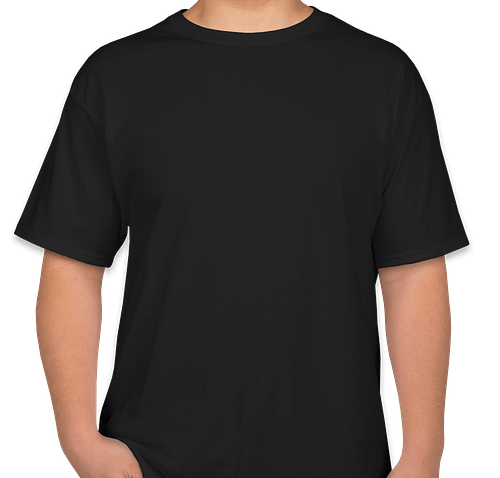 Hanes 100% Cotton T-shirt - Color: Black