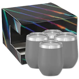 Laser Engraved 12 oz. Insulated Tumbler Gift Set
