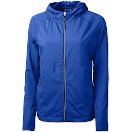 Cutter & Buck Women's Adapt Eco Knit Hybrid Full Zip Jacket