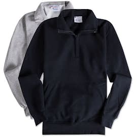 Champion Double Dry Eco Quarter Zip Pullover Sweatshirt