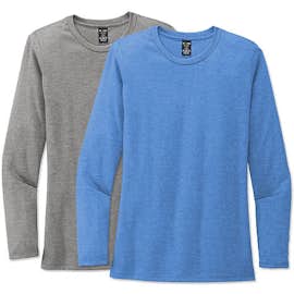 Allmade Women's Tri-Blend Long Sleeve T-shirt