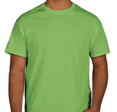 Gildan 100% Cotton T-shirt - Color: Lime