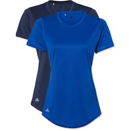 Adidas Women's Solid 100% Recycled UPF 50 Performance Shirt