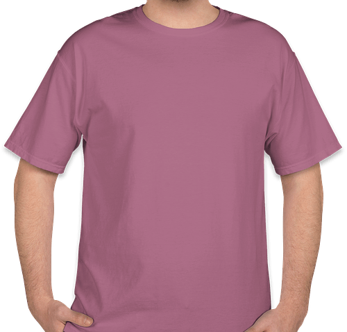Hanes ComfortWash 100% Cotton T-shirt - Color: Purple Plum Raisin