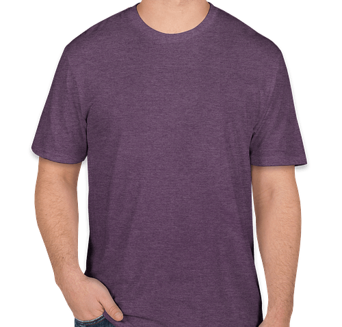 District Perfect Blend ® T-shirt - Color: Heathered Eggplant