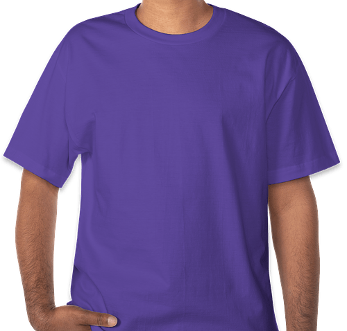 Hanes Beefy-T - Color: Purple
