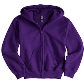 Gildan Youth Midweight Zip Hoodie